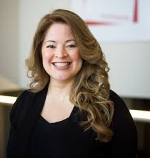 a women smiling